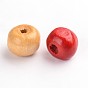 Natural Wood Beads, Round Wooden Loose Beads Spacer Beads for Jewelry Making, Lead Free, Dyed