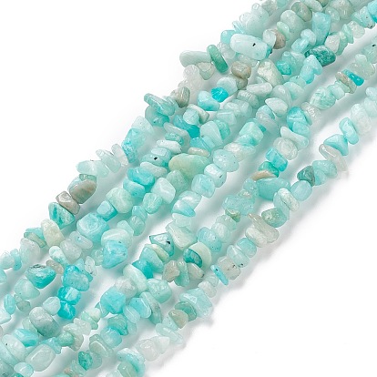 Natural Exotic Amazonite Chips Beads Strands