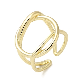 Латунные открытые кольца манжеты, кольцо с узлом для женщин