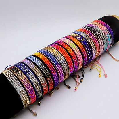 Handmade Miyuki Beaded Bohemian Arrow Bracelet with Five Rows of Simple European and American Fashion