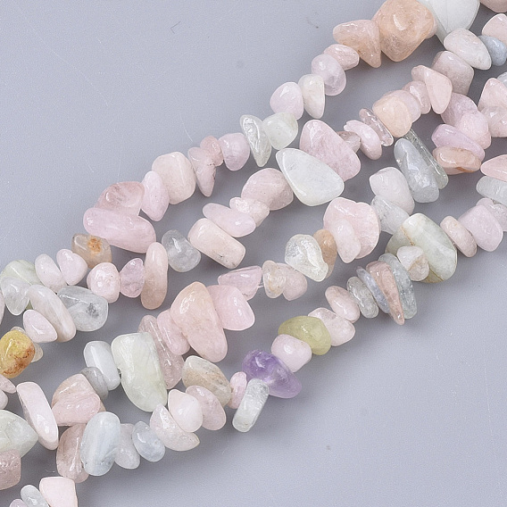 Chapelets de perles morganite naturelles  , puce