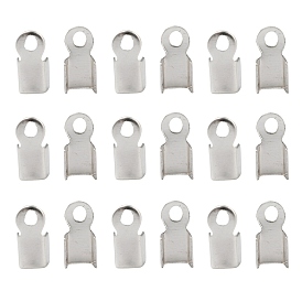 Iron Cord Ends, 6x3mm, Hole: 1mm
