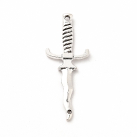 Tibetan Style Alloy Connector Charms, Sword Shaped Links