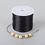 Chaîne de cristal élastique plat, fil de perles élastique, pour la fabrication de bracelets élastiques, teint