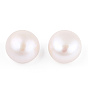 Natural Pearl Beads, Cultured Freshwater Pearl, No Hole/Undrilled, Round