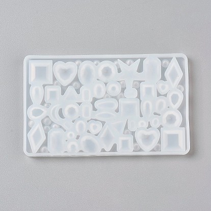 Silicone Cabochon Molds, Resin Casting Molds, For UV Resin, Epoxy Resin Jewelry Making, Mixed Shape