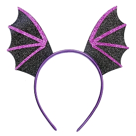 Bandes de cheveux en tissu thème halloween, Bandeaux de cheveux d'aile de chauve-souris pour les filles femmes cosplay décoration de fête