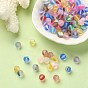 100Pcs Synthetic Moonstone Beads, Frosted, Round