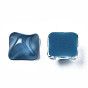 Transparent Resin Cabochons, Water Ripple Cabochons, Square