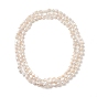 Perle naturelle perlée 3 collier de couche pour les femmes