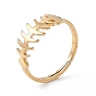201 Stainless Steel Fishbone Adjustable Ring for Women