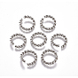304 anillos de salto retorcidos de acero inoxidable, anillos del salto abiertos, anillo redondo