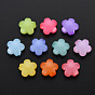 Imitation Jelly Acrylic Beads, Flower, Faceted