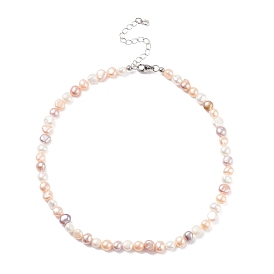 Natural Pearl Beaded Necklace for Women