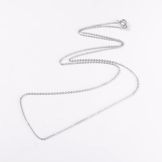 304 из нержавеющей стали кабель цепи ожерелья, с карабин-лобстерами 