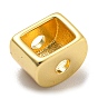 Brass Enamel Beads, Real 18K Gold Plated, Long-Lasting Plated, Lead Free & Cadmium Free, Half Round