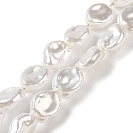 ABS Plastic Imitation Pearl Beads Strands, Nuggest