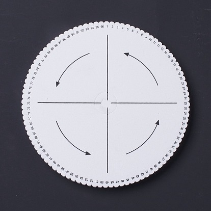 EVA Braiding Disc Disk, Macrame Board, DIY Braided Cord Bracelet, Craft Tool, Flat Round