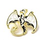 Animal Enamel Pin, Light Gold Alloy Badge for Clothes Backpack