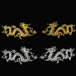 Cabujones de aleación de dragón, accesorios para el cabello diy