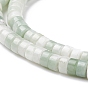 Qinghai naturelle perles de jade brins, perles heishi, Plat rond / disque