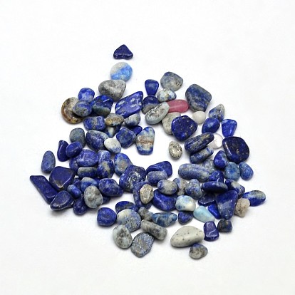 Lapis naturelles perles de puce lazuli, pierre tombée, pas de trous / non percés