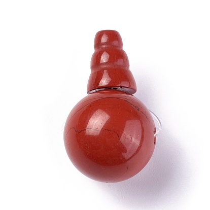 Натуральный красный яшма 3 отверстие гуру шарики, T-просверленные бусы, для буддийского ювелирное, класс А