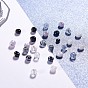 6/0 perlas de vidrio mezcladas redondas perlas espaciadoras sueltas, 4 mm, agujero: 1 mm