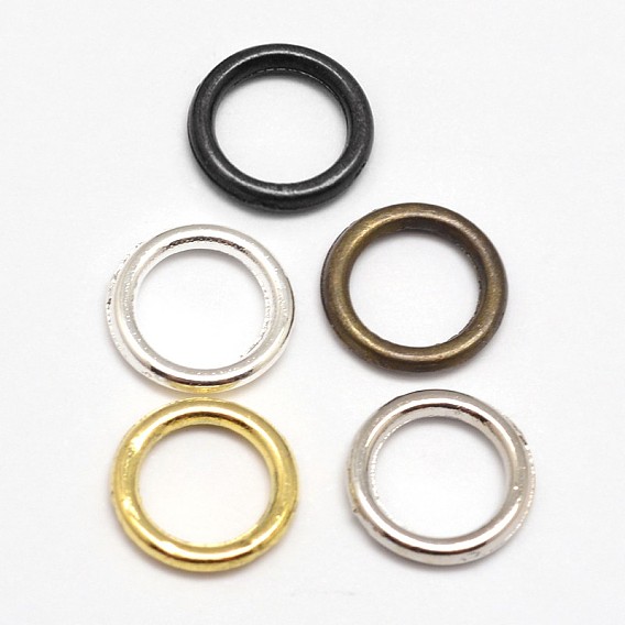 Alloy Linking Rings, Circle Frames, Lead Free & Cadmium Free