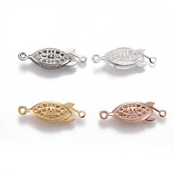 304 Stainless Steel Box Clasps, Multi-Strand Clasps, Horse Eye