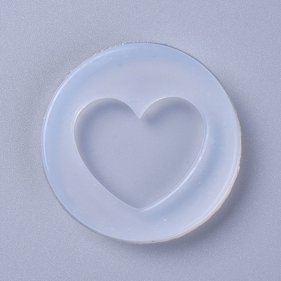 Food Grade Silicone Molds, Resin Casting Molds, For UV Resin, Epoxy Resin Jewelry Making, Heart