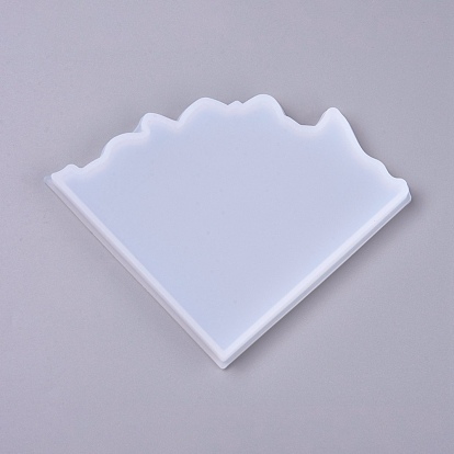 Irregular Cup Mat Mosaic  Silicone Molds, Tray Resin Casting Molds, For UV Resin, Epoxy Resin Jewelry Making