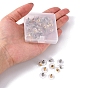 60Pcs 2 Style 304 Stainless Steel Ear Nuts, Earring Backs, with Plastic Findings