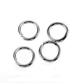 304 Stainless Steel Jump Rings, Open Jump Rings