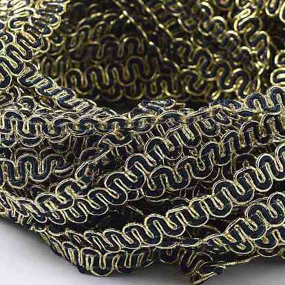 Filigree Corrugated Lace Ribbon, Wave Shape, for Clothing Accessories, Home Decoration
