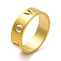 201 палец кольца из нержавеющей стали, выдолбленное слово любовь широкие кольца для женщин