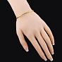 Perfect Design Real 18K Gold Plated Brass Torque Cuff Bangle, 60mm