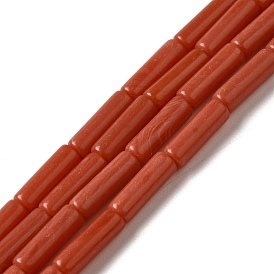 Synthetic Coral Beads Strands, Column