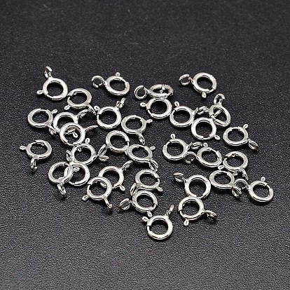 925 Sterling Silver Spring Ring Clasps