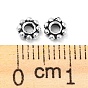 925 Thailand Sterling Silver Spacer Beads, Daisy Flower
