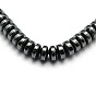 Grade AA Non-magnetic Synthetic Hematite Beads Strands, Heishi Beads, Flat Round/Disc
