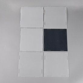 Boîte d'affichage acrylique carrée personnalisée, pour modèle d'affichage de jouet