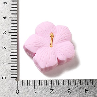 Perles focales en silicone de fleur de cerisier, Diy soins infirmiers colliers faisant