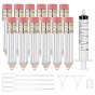 DIY Lip Glaze Bottles, Lip Glaze Tube, Empty Bottles with Lid, with Disposable Plastic Transfer Pipettes, Plastic Funnel Hopper, Screw Type Hand Push Glue Dispensing Syringe(without needle)