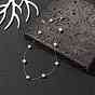 Collier de chaîne de perles de perles naturelles, bijoux en laiton