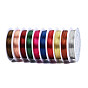 Copper Jewelry Wire, 0.3mm, about 65.61 Feet(20m)/roll, 10 rolls/group