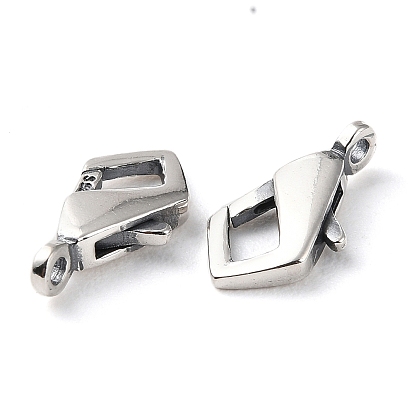 925 Thailand Sterling Silver Lobster Claw Clasps, with 925 Stamp
