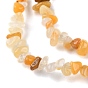 Natural Yellow Aventurine Beads Strands, Chip