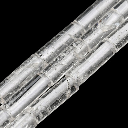 Природных кристаллов кварца бисер нитей, бусины из горного хрусталя, колонка