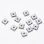 Non-magnetic Synthetic Hematite Beads Strands, Square Heishi Beads
